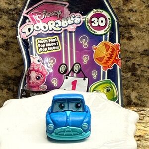 Doc Doorable Neon Pop Blue Toy Car - Kids Collectible